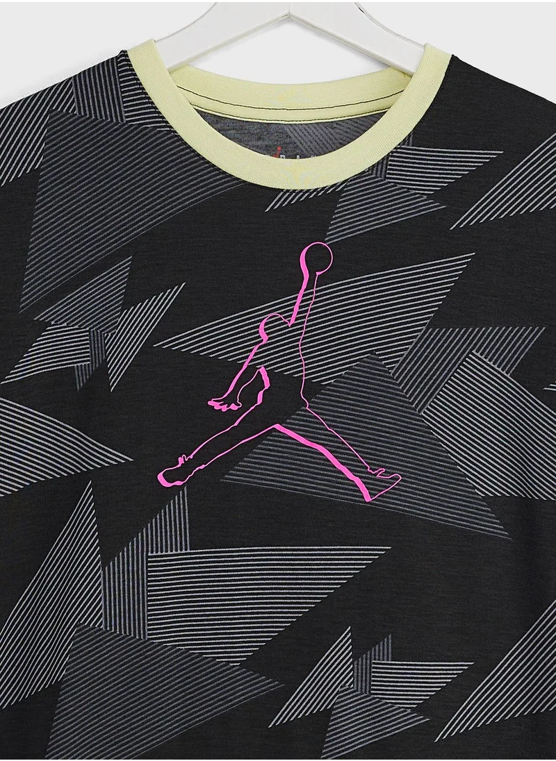 Jordan Kids Fundamental Aop  T-Shirt