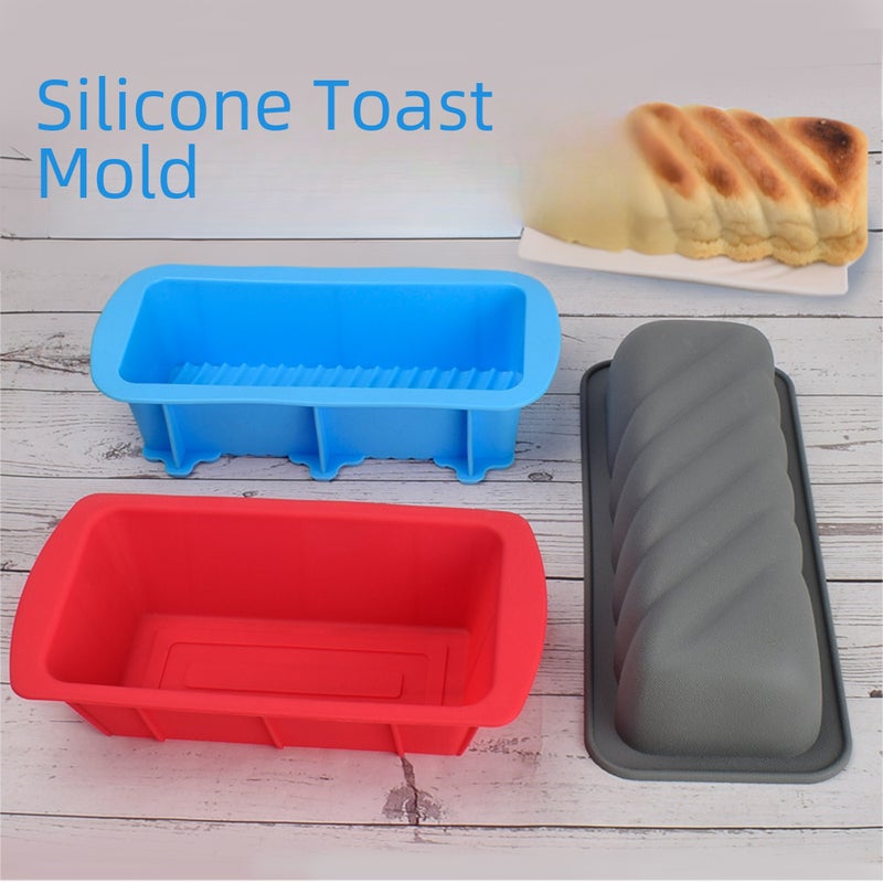 Large Rectangular Silicone Cake Mold Random color delivery 