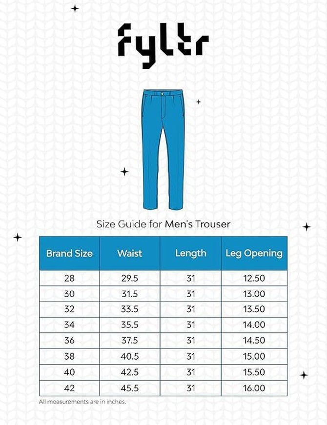 fyltr Men’s Casual Trousers -  Fourway  Stretch Pants | Slim Fit | Trousers for Men | Stretchable Formal Pant Trouser | Soft & Comfortable |Casual Pants for Man - Image 5