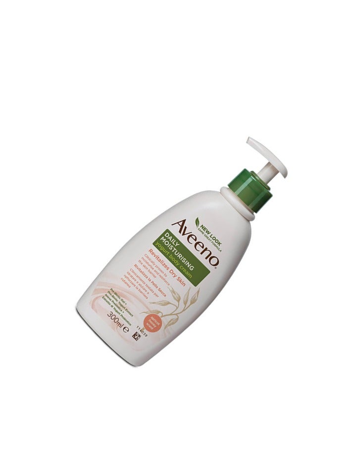Aveeno Daily Moisturizing Yogurt Body Cream Apricot and Honey 300ml - Image 2