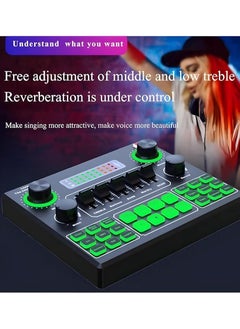 Generic Live Sound Card WIRED CONDENSER MICROPHONE MICROPHONE Excellent Quality Of Voice And Music Professional  - Image 1