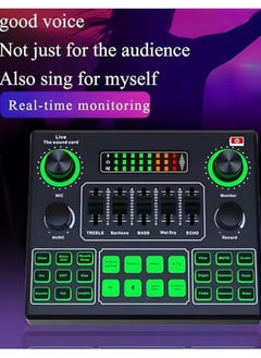 Generic Live Sound Card WIRED CONDENSER MICROPHONE MICROPHONE Excellent Quality Of Voice And Music Professional  - Image 3