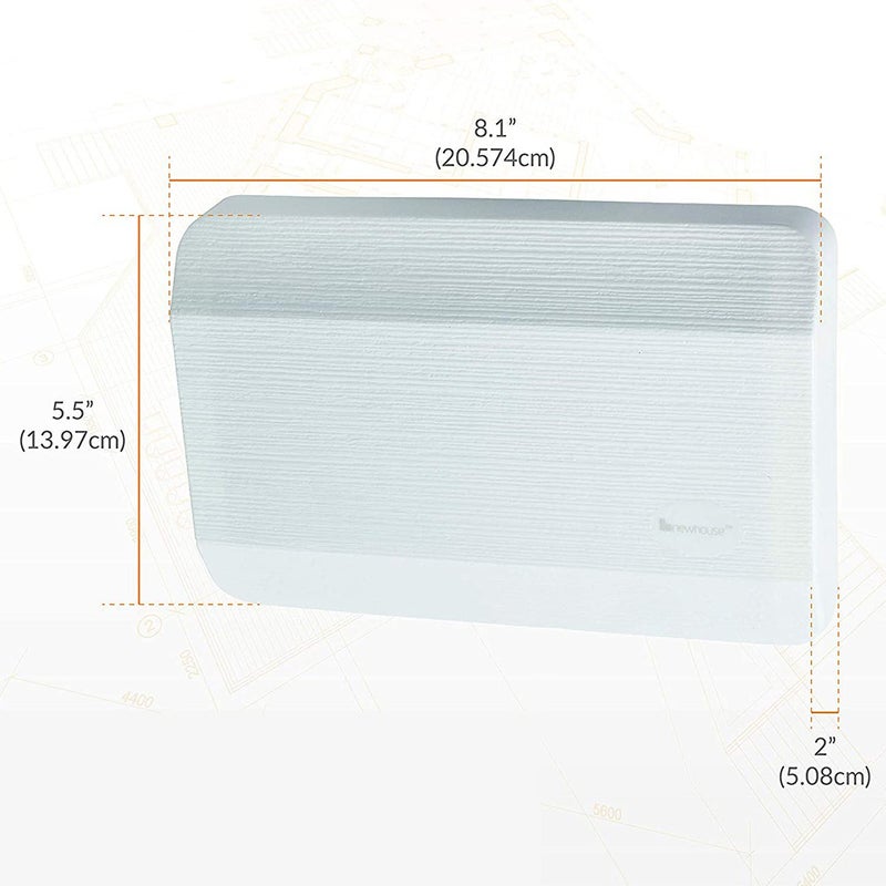 Newhouse Hardware CHM3D Door Chime, White - Image 3
