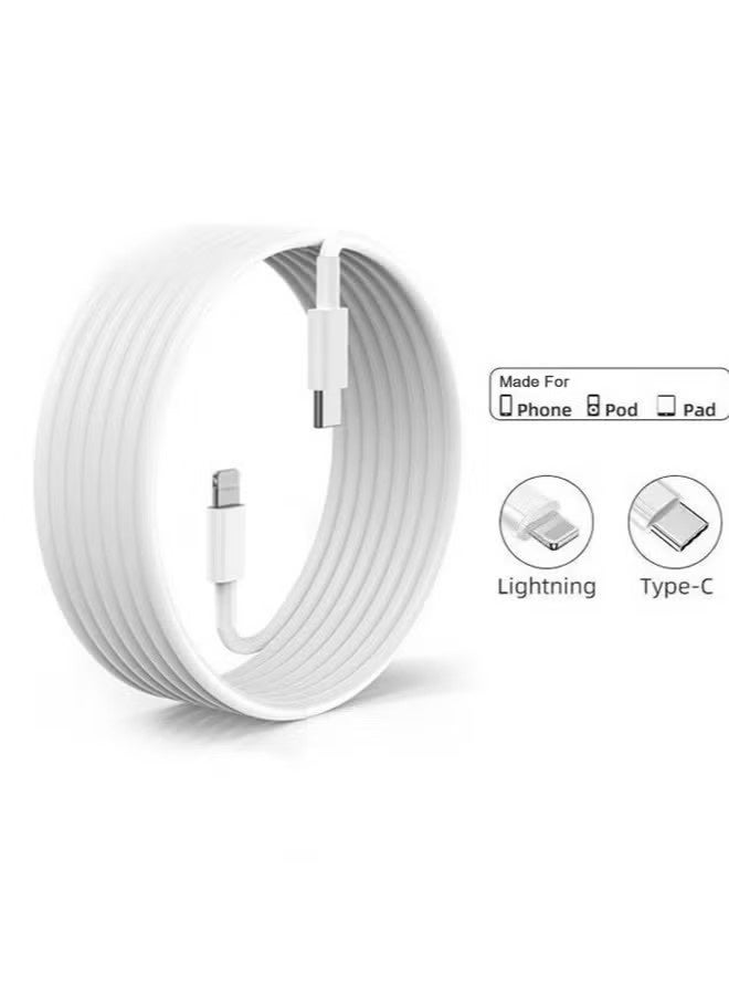 Golau iPhone Charger Cable 2M [MFi Certified] USB C to Lightning Cable Fast Charging Power Delivery PD 20W iPhone Cable for iPhone 14/14 Pro/14 Plus/14 Pro Max, iPad Pro, iPhone 8-13 All Series - Image 3