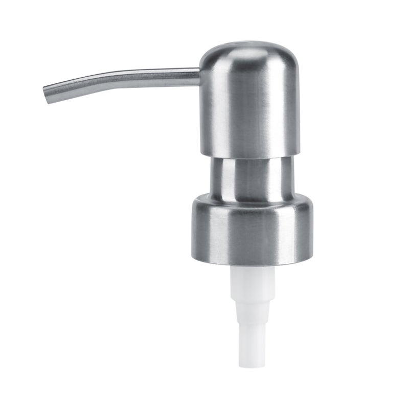 Stainless Steel Pump: 304 Stainless Steel, Durable Non-Toxic, Electroplating Wire Drawing Nozzle - Modern Sleek Design, Easy Install Liquid Soap Dispenser for Kitchen Bathroom - Image 4