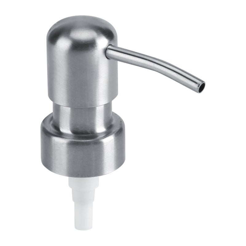 Stainless Steel Pump: 304 Stainless Steel, Durable Non-Toxic, Electroplating Wire Drawing Nozzle - Modern Sleek Design, Easy Install Liquid Soap Dispenser for Kitchen Bathroom - Image 3