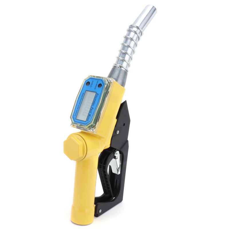 Digital Oil Gun Nozzle BSPT 1 Inch 4.5m³/h Flow Meter With 4 Units Measurement - Leakproof Aluminum Diesel Kerosene Gasoline Filling Gun for Factories Gas Stations - Image 2