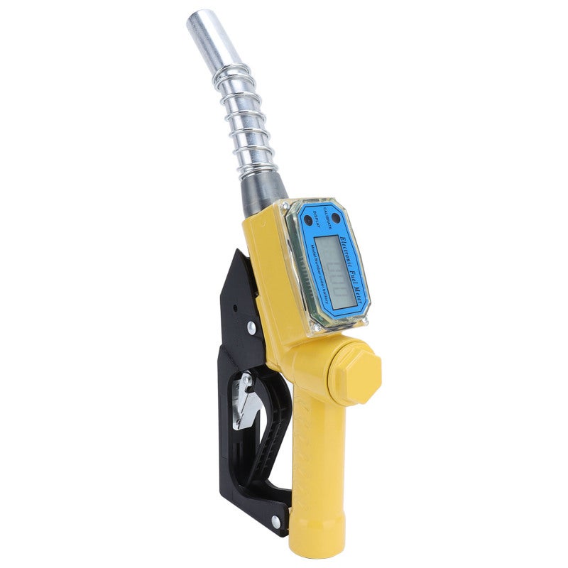 Digital Oil Gun Nozzle BSPT 1 Inch 4.5m³/h Flow Meter With 4 Units Measurement - Leakproof Aluminum Diesel Kerosene Gasoline Filling Gun for Factories Gas Stations - Image 3