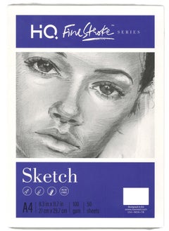 HQ A4 Size Sketch Pad 50 Sheets 100gsm Thickness  - Image 1