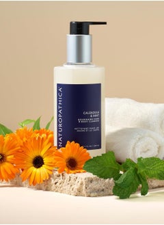 Naturopathica Naturopathica Calendula & Mint Nourishing Hand & Body Cleanser, Moisturizing Body Wash and Foaming Hand Soap, Body Wash for Men and Women, 8.4 fl oz  - Image 2