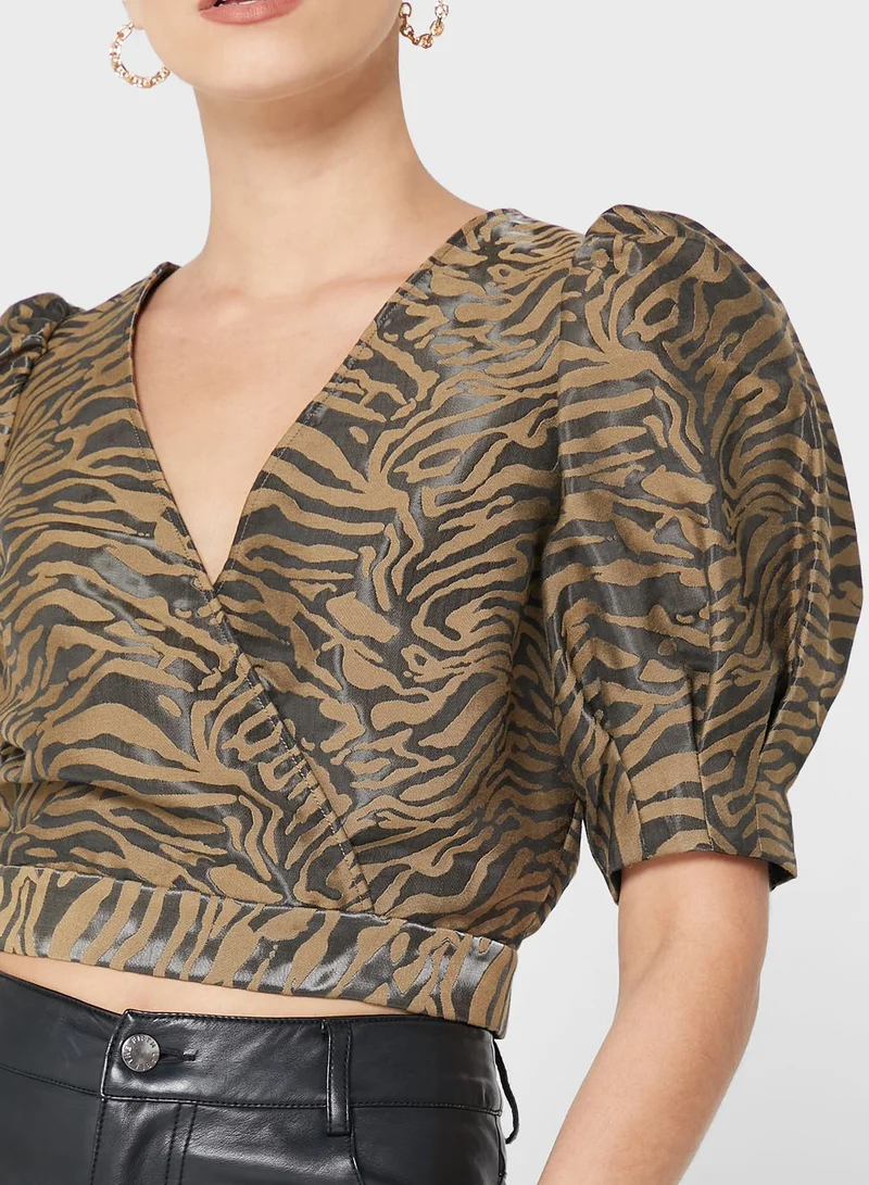 Ted Baker Puff Sleeve Top