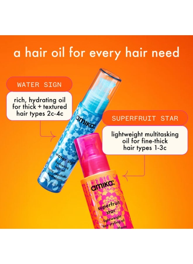 Amika Superfruit Star Lightweight Styling Oilg 50ml - Image 4