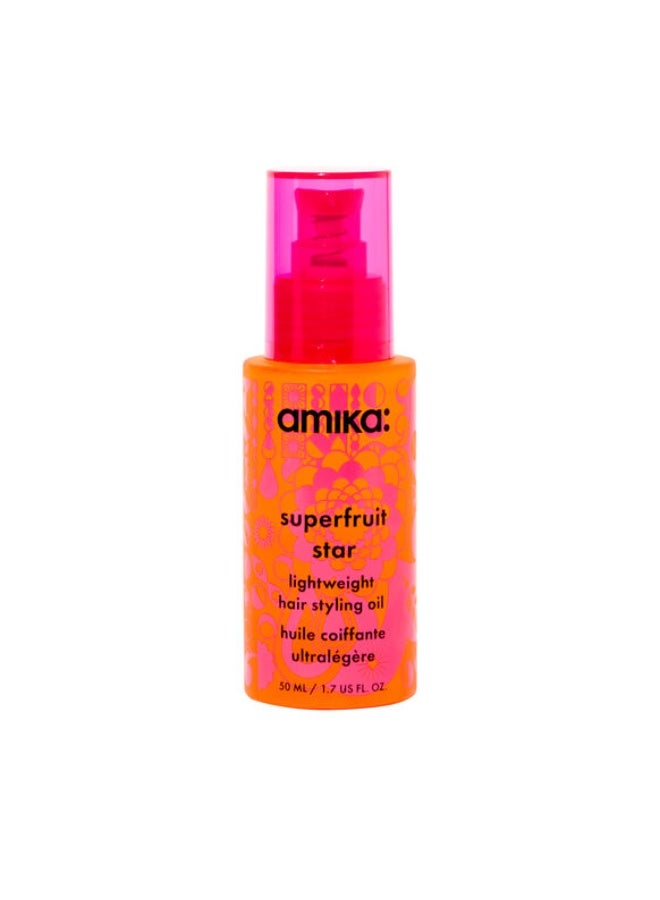 Amika Superfruit Star Lightweight Styling Oilg 50ml - Image 1