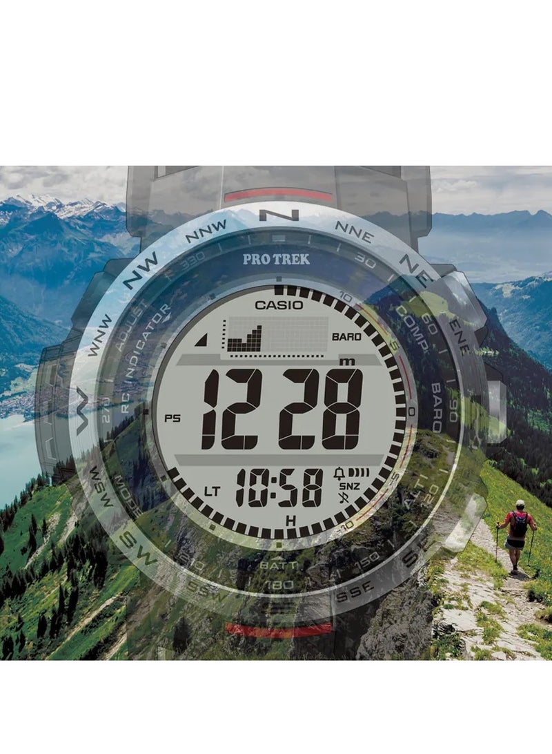 CASIO PRO TREK Climber Line Men's Watch Digital Tough Solar - PRW-35-7DR - Image 5