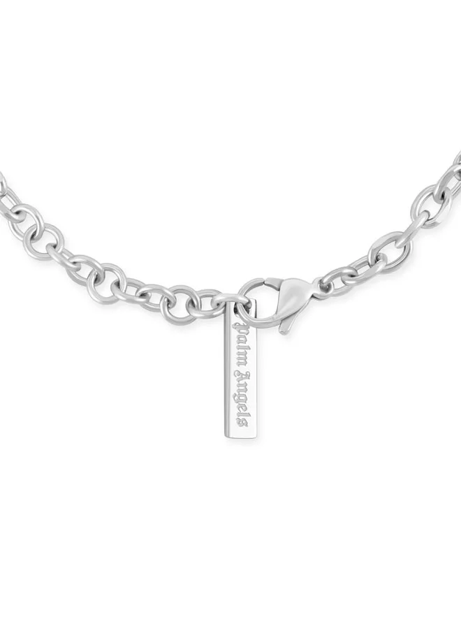 Palm Angels Silver/Black Rico Stainless Steel Chain Bracelet for Men for Men | Best Price UAE
