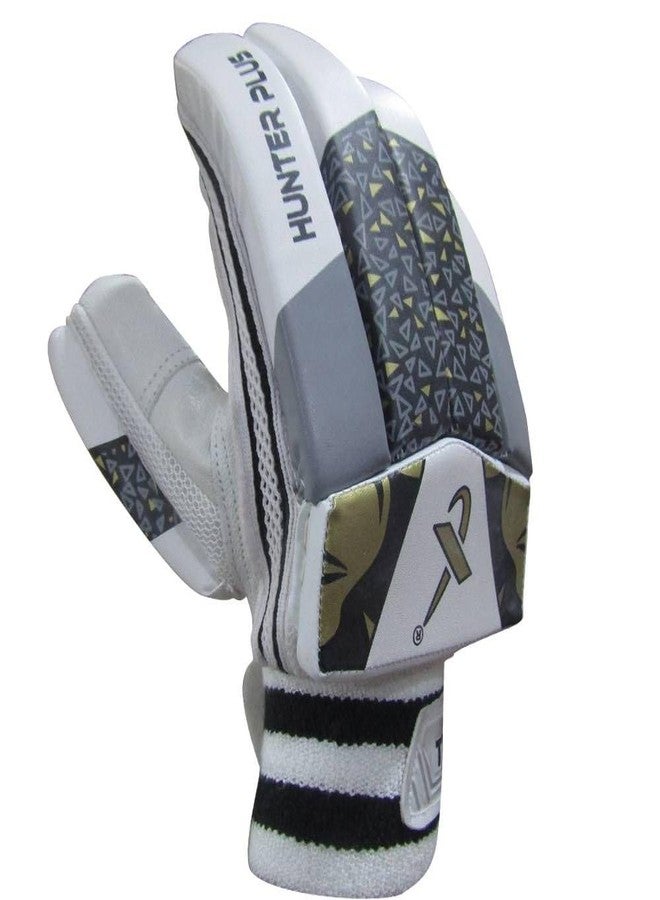 THRAX Hunter Plus Cricket Batting Gloves, Men’s Right Hand, Black Gold, - Image 3