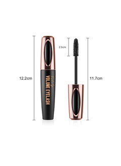 Vibely 4D Silk Fiber Lash Mascara Extension Voluminous Fiber Mascara Waterproof & Smudge-Proof Mascara Long-Lasting No Flaking Natural No Clumping, All Day Exquisitely Full (Black)  - Image 5