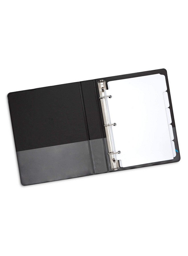 Blue Summit Supplies 5 Tab Mini Tab Dividers White 5 Mini Binder Dividers With 3 Hole Punch For Notebooks And 3 Ring Binders 5.5 X 8.5 Inches Heavy Duty Paper Set Of 6 30 Dividers - Image 4