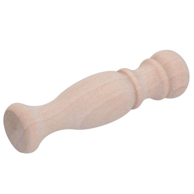 Mxfans Unpainted Solid Beech Wood Corridor Bridge Models, 20PCS H-84 Style (2.83" Long), Miniature Relief Carving Balusters for DIY Craft, Railings, Dollhouse, Model Scenery Building - Image 3