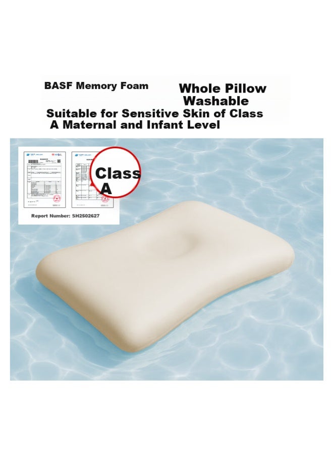 Sleephero Zero-pressure Deep Sleep Cervical Pillow For Adults With Cervical Spondylosis, Children, And Mothers, Low-profile Memory Foam Pillow 8cm - Image 2