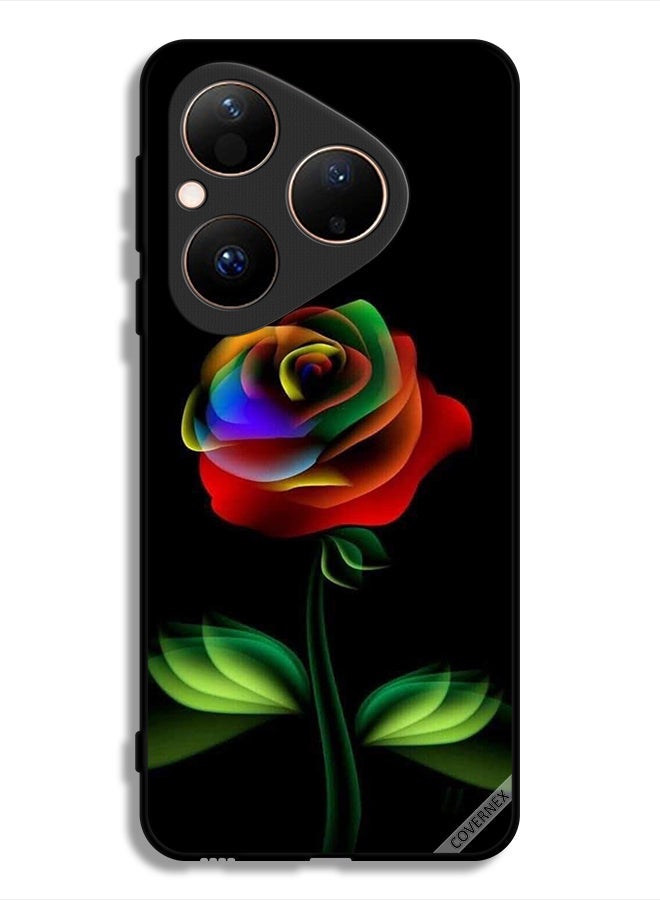 Covernex Huawei Pura 80 Protective Case Cover Rainbow Color Rose - Image 1