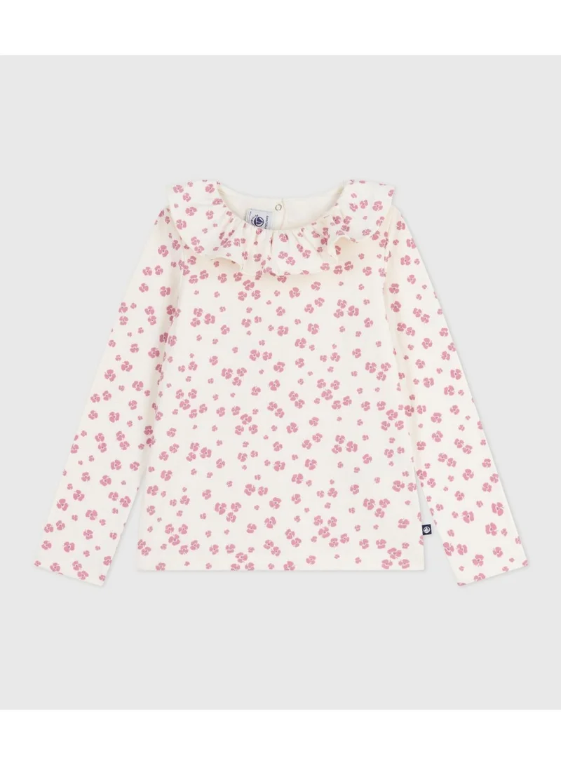 Petit Bateau Children's long-sleeved printed cotton T-shirt
