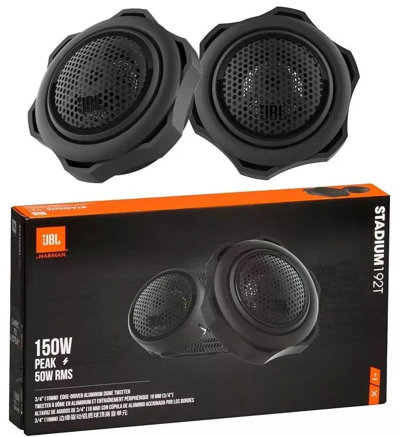 JBL Stadium 192T Tweeter Car Speaker Boxes - 3/4 Inch Precision Tweeter Car Speaker by Harman Kardon (1 Pair) 150 Watt - Black - Image 5