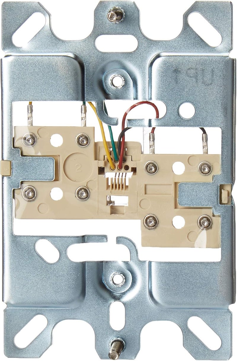 Leviton C0256-SS 6P4C Telephone Wall Plate with Stainless Steel Finish - Image 4