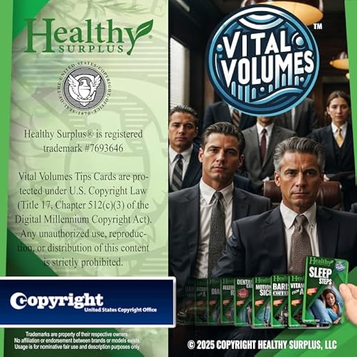 Healthy Surplus Equate Magnesium 500 mg - 55 Caplets and Vital Volumes Tips Card - Image 5
