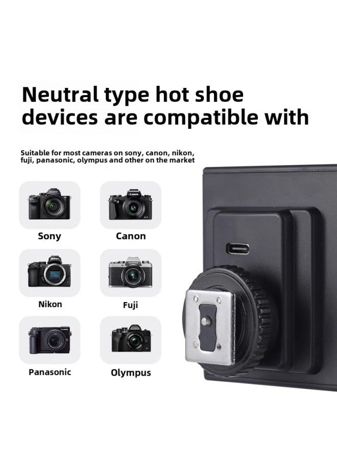 Miaotu Top Flash QU-12 Camera Mini Flash Hot Shoe Photography Micro Single Built-in Battery External Camera-Color:Desktop Flash Qu-12  - Image 5
