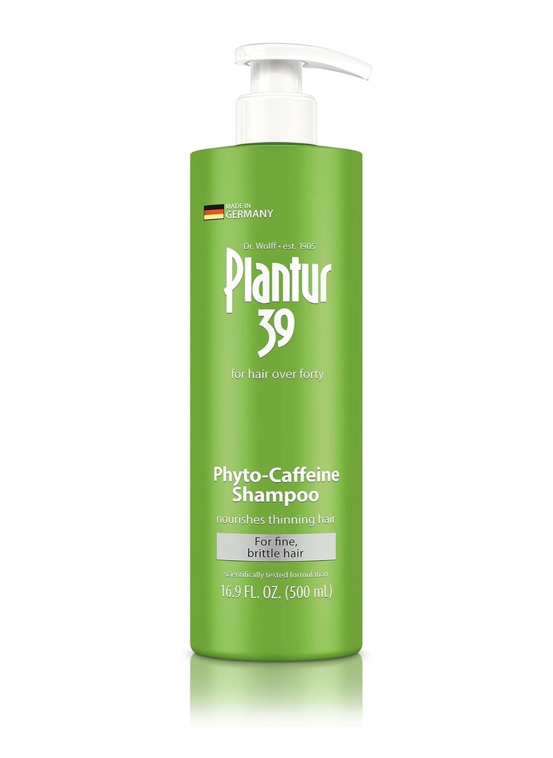 Plantur 39 - Plantur 39 Phyto-Caffeine Shampoo For Fine Brittle Hair, 16.9 Fluid Ounce (500 mL) - Image 1