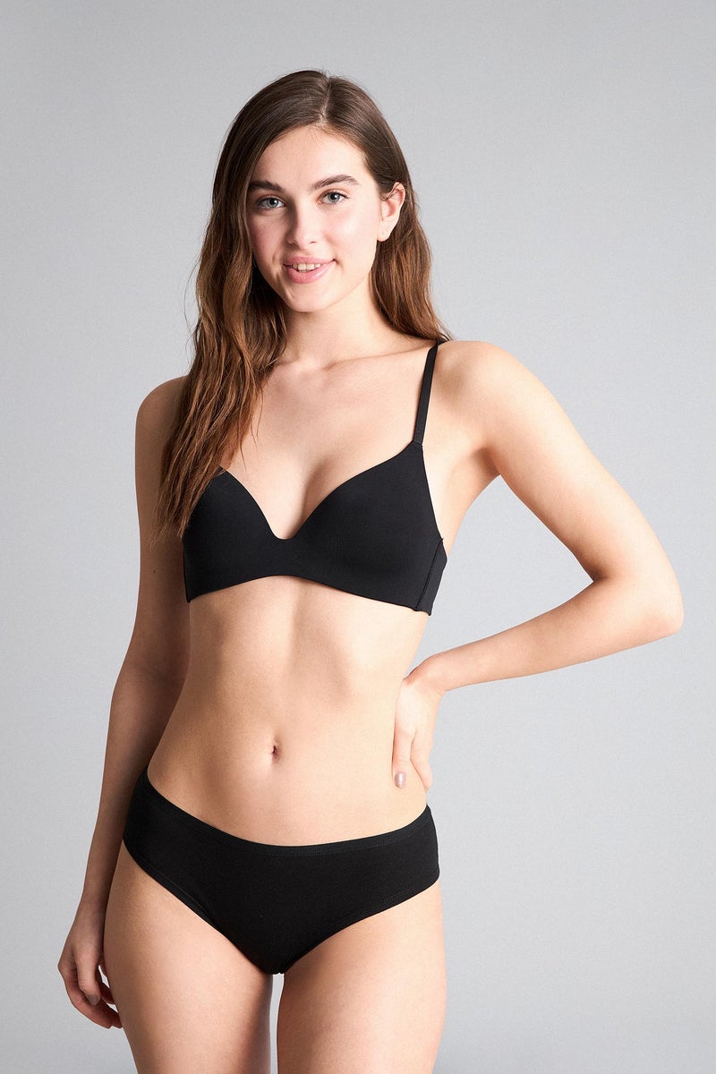 DeFacto Black Woman Fall in Love With Pad Bra Casual - Image 2