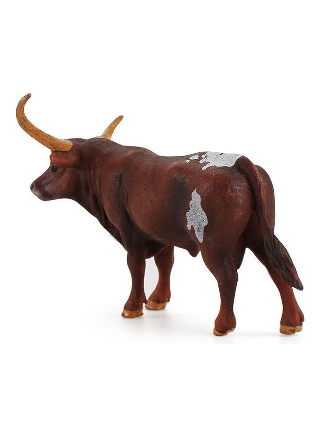 NIBEMINENT Texas Longhorn Red Bull Model Toy - Image 2