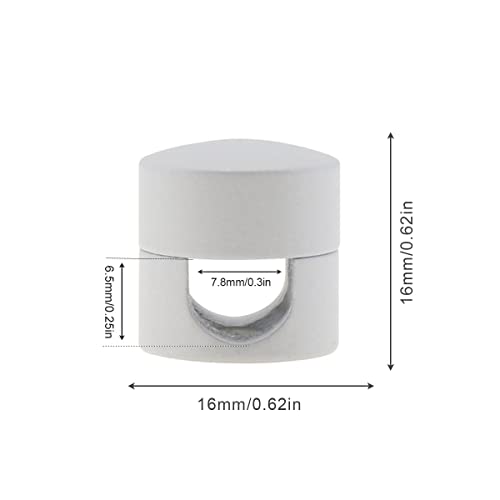 RTNLIT Swag Hook for Chandelier Ceiling Lights Cable, Lamp Hook for Fabric Electrical Cord Cable Hanging Pendant Lighting Fixtures(White, Pack of 5) - Image 2