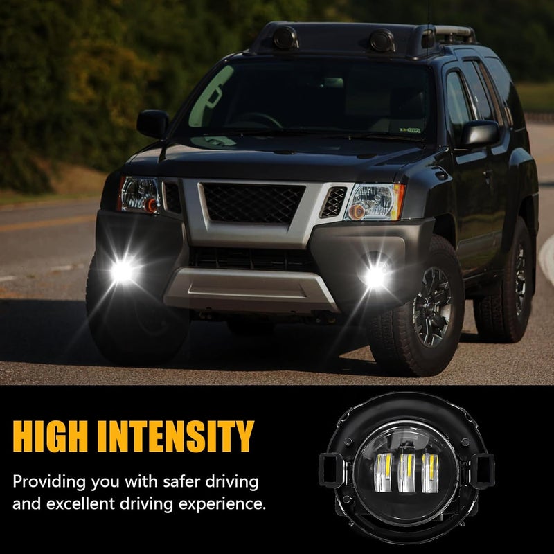 OKSIWA LED Fog Lights for Nissan Frontier 2010-2017 & Xterra 2005-2015 - Front Bumper Fog Lamp Assembly Kit - Image 4