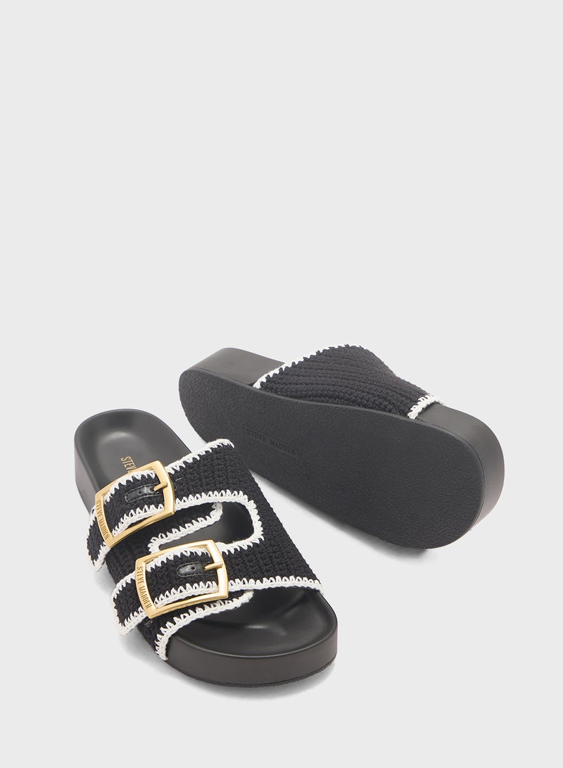 STEVE MADDEN Single Strap Flat Sandals  - Image 3