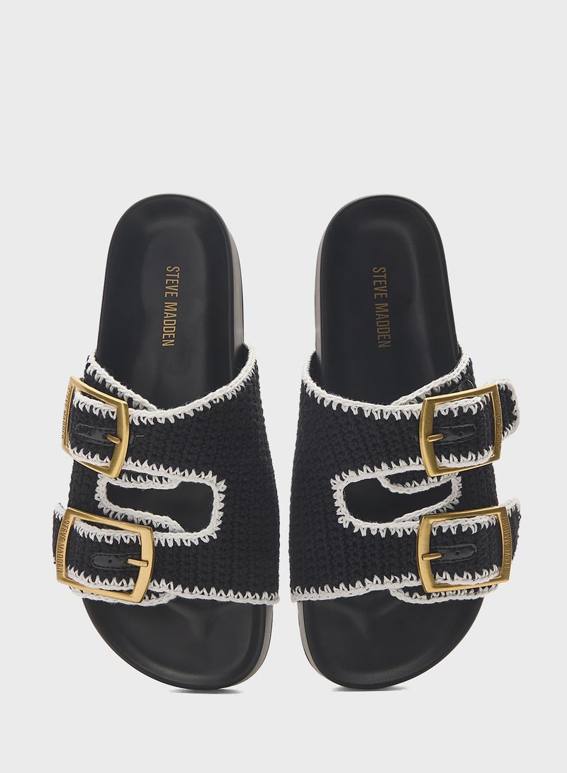 STEVE MADDEN Single Strap Flat Sandals  - Image 4
