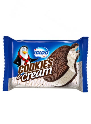 Cookies And Cream Ice Cream Sandwich