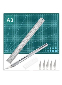 Self-Healing craft cutting mat, Rotary double sided cutting board with craft carving tool and ruler - pzsku/Z1F99218C17B977592BBCZ/45/_/1701176317/3b4c605e-29c3-496c-808e-da9d12f20054