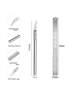 Self-Healing craft cutting mat, Rotary double sided cutting board with craft carving tool and ruler - pzsku/Z1F99218C17B977592BBCZ/45/_/1701176320/3b16622a-fbbd-4d52-a8db-808460a04430