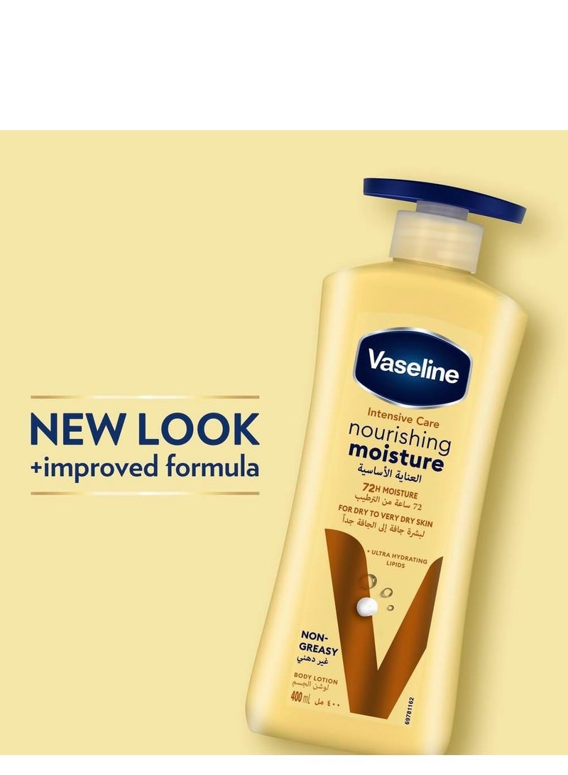 Vaseline intensive care nourishing moisture 2 X 400ml - Image 2