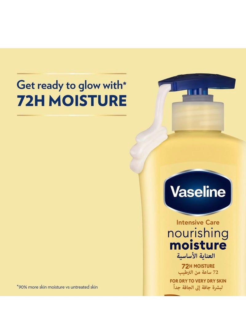 Vaseline intensive care nourishing moisture 2 X 400ml - Image 3