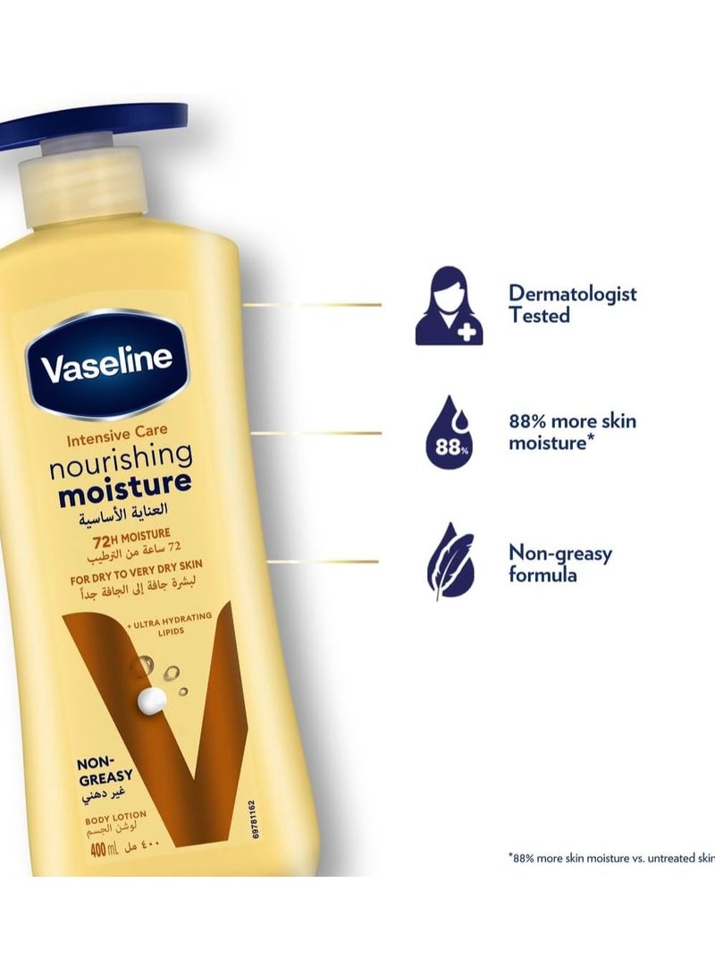Vaseline intensive care nourishing moisture 2 X 400ml - Image 5
