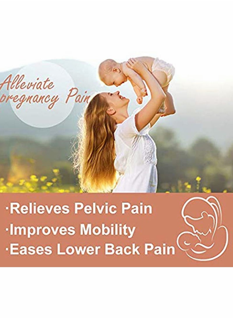 KASTWAVE Maternity Belt, Pregnancy Support, Bump Band Abdominal, Belly Back Brace Strap (Black)  - Image 3