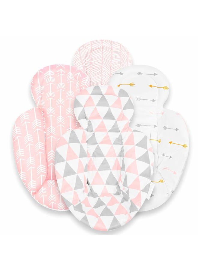 BaeBae Goods Infant Insert Compatible With 4Moms Mamaroo & Rockaroo – Car Seat Insert 2 Pack – Reversible Infant Car Seat Insert - Image 5