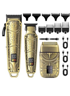 Hatteker Hatteker Professional Hair Clippers for Men 3 in 1 Hair Trimmer Beard Trimmer Electric Shavers Razor for Men Cordless Beard Trimmer Men's Grooming Set LCD Display Gifts for Men  - Image 1