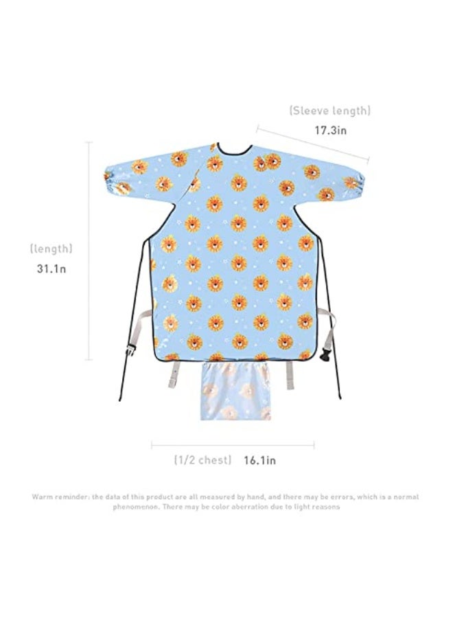 Baby Weaning Bibs, Waterproof Anti Dirty Feeding Bib for Babies Eating, High Chair Shirt Bib for Baby Weaning Supplies  - Image 3