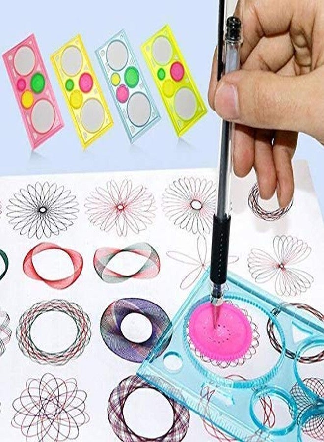 Royals Spirograph Drawing Kit Pack of 6 | Creative Art & Geometry Tool | Birthday Return Gifts for Kids | Educational Drawing Set for Children | Party Favors - Image 3