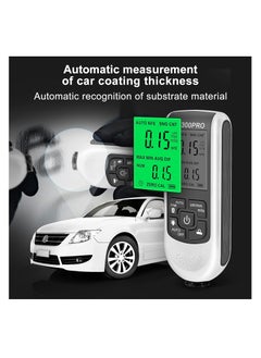 SYOSI SYOSI, Coating Thickness Gauge with Digital LCD Display, Metal Coating Test Meter, Auto Measuring Range 0 to 2000um for Car Paint Tester, Small Size with Backlight Display  - Image 2