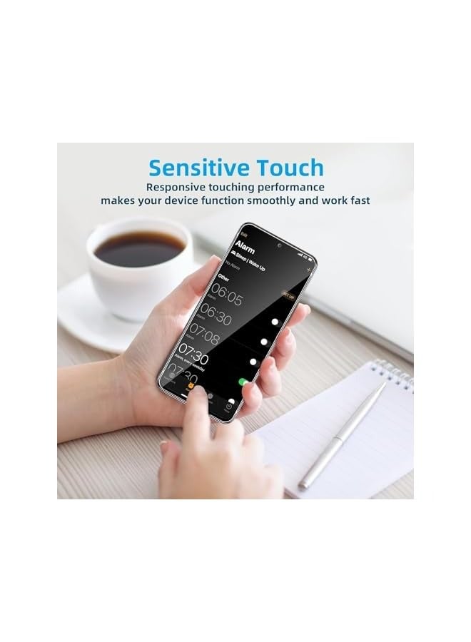 بروماس متوافق مع واقي الشاشة Honor 90 lite من الزجاج المقسى - مضاد للسقوط، ومضاد للخدش، وعالي الوضوح وشفافية عالية، وفيلمين مقسى وفيلمين لحماية العدسات - Image 4